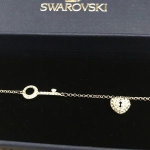 Swarovski Crystal Key To My Heart Bracelet